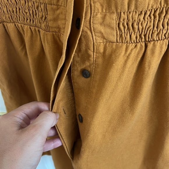 Universal Thread Rust Linen Blend Romper XS​​ - Picture 9 of 9